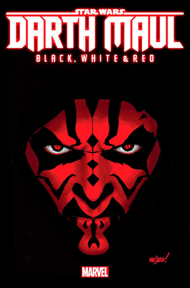 Star Wars: Darth Maul - Black, White & Red #1 David Marquez Variant