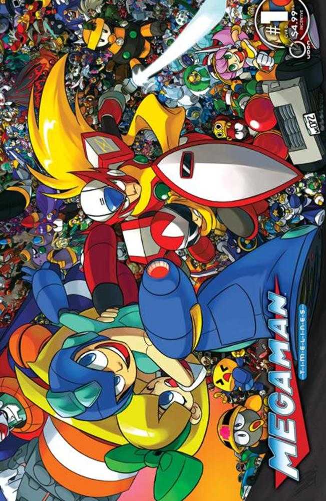 Mega Man Timelines #1 (One Shot) Cover D Inc 1:5 Andrew Dickman Wraparound Variant
