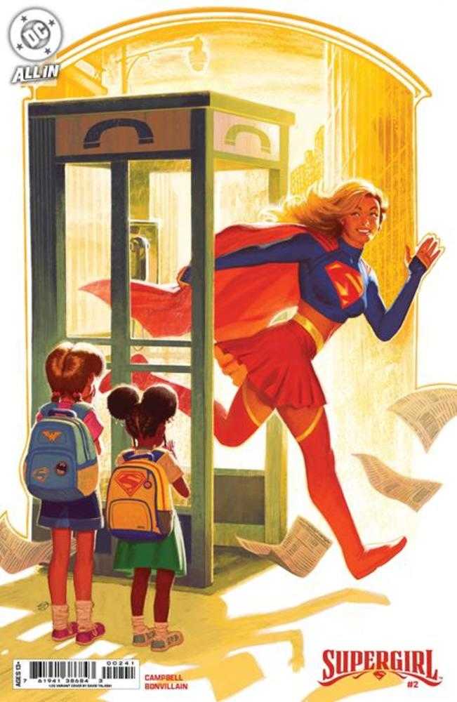 Supergirl #2 Cover E 1 in 25 David Talaski Card Stock Variant