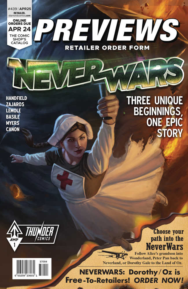 Previews #441 June 2025 Retailer Order Form Extras