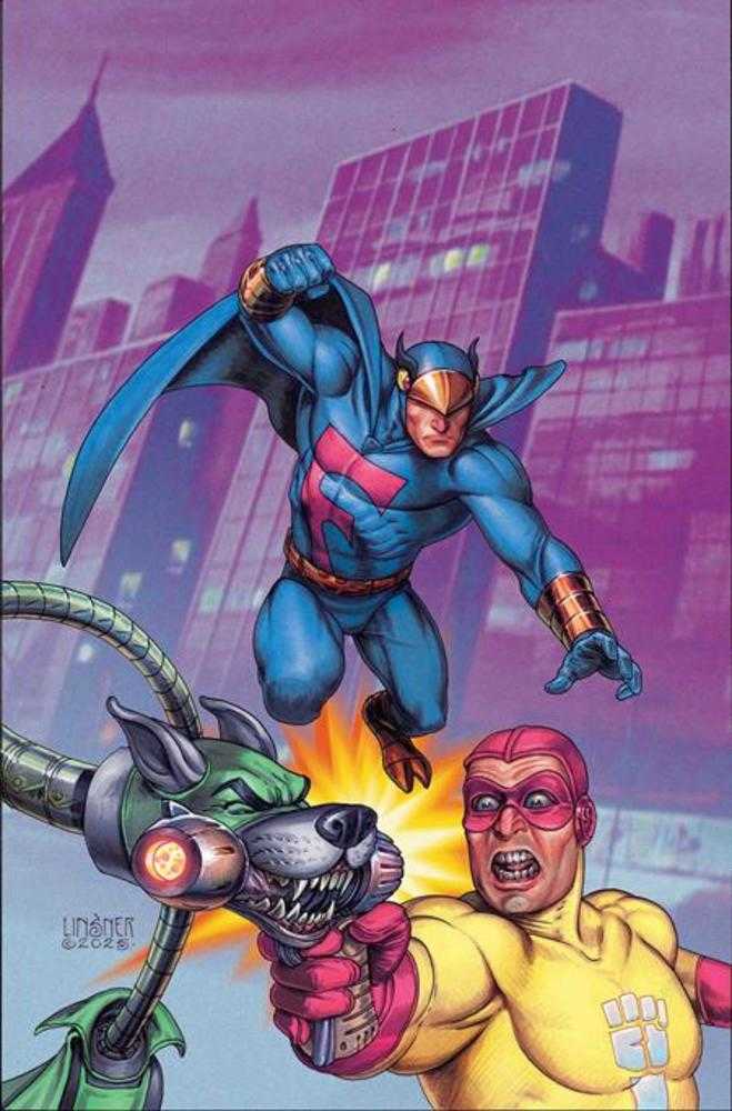 Blue Falcon & Dynomutt #1 Cover O Inc 1:15 Joseph Michael Linsner Full Art Variant