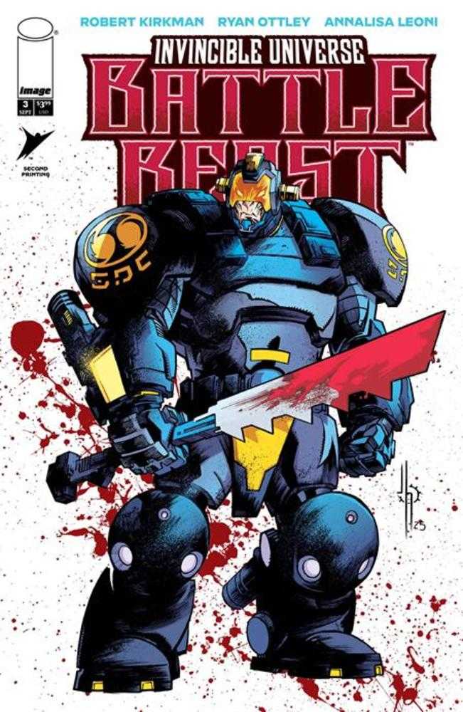 Invincible Universe Battle Beast #3 2 Nd Printing Cover A Jason Howard