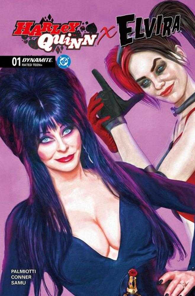 Harley Quinn X Elvira #1 Cover Y 1 in 10 Mark Spears Pink Foc Bonus Variant