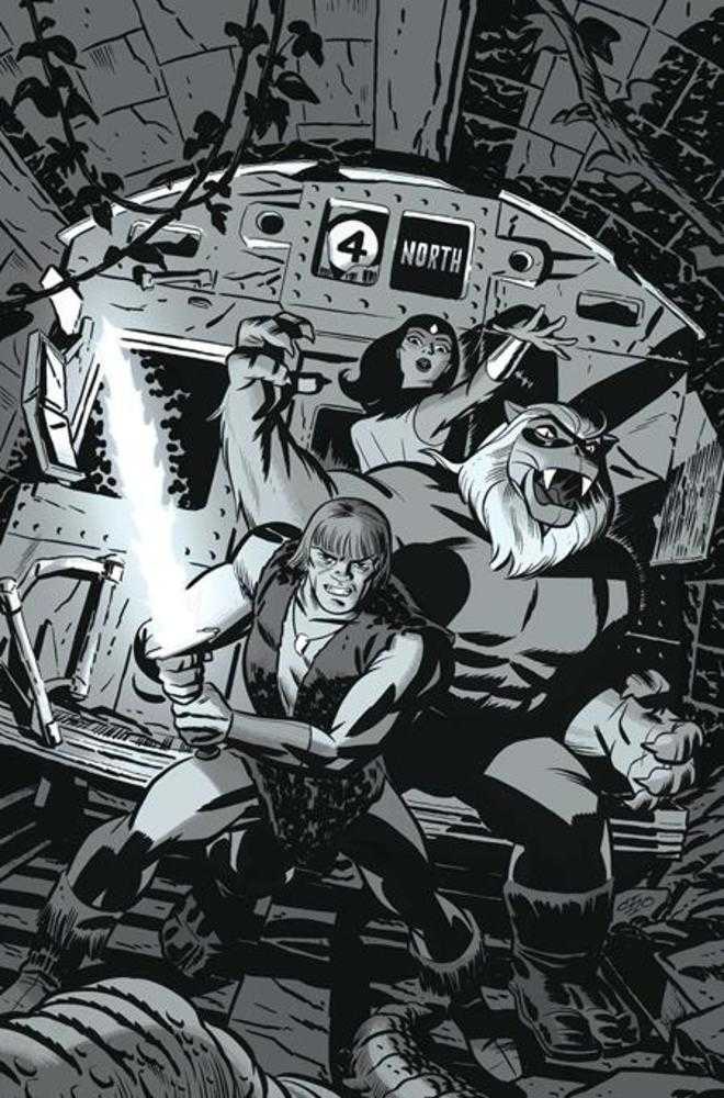 Thundarr The Barbarian #2 Cover H Inc 1:15 Michael Cho Line Art Full Art Variant