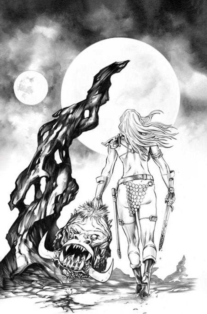 Altered States Warlords #1 Cover L Inc 1:15 Mike Rooth Line Art Full Art Variant