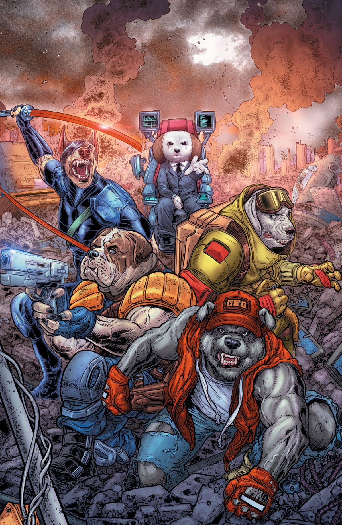Super Mondo Mega Mutts #3 Cover E Inc 1:20 Juan Jose Ryp Full Art Variant