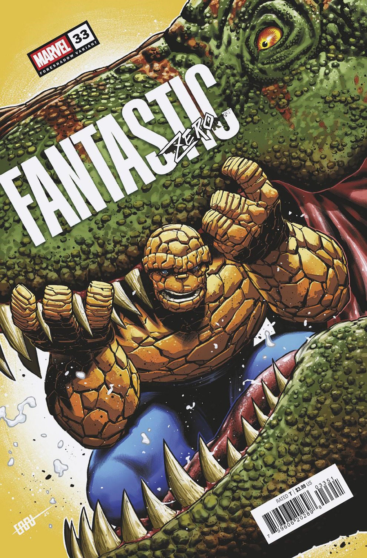 Fantastic Four #33 Cafu Foreshadow Variant