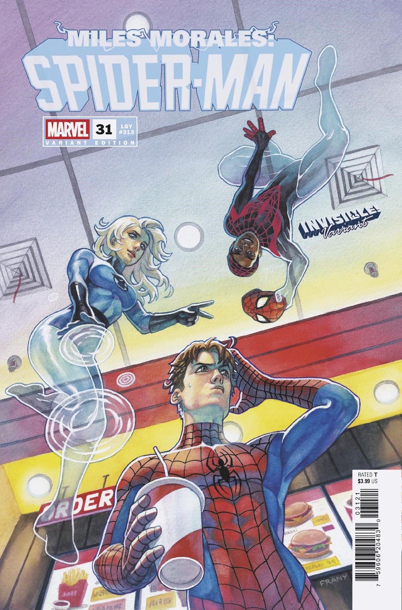 Miles Morales Spider-Man #31 Frany Invisible Variant