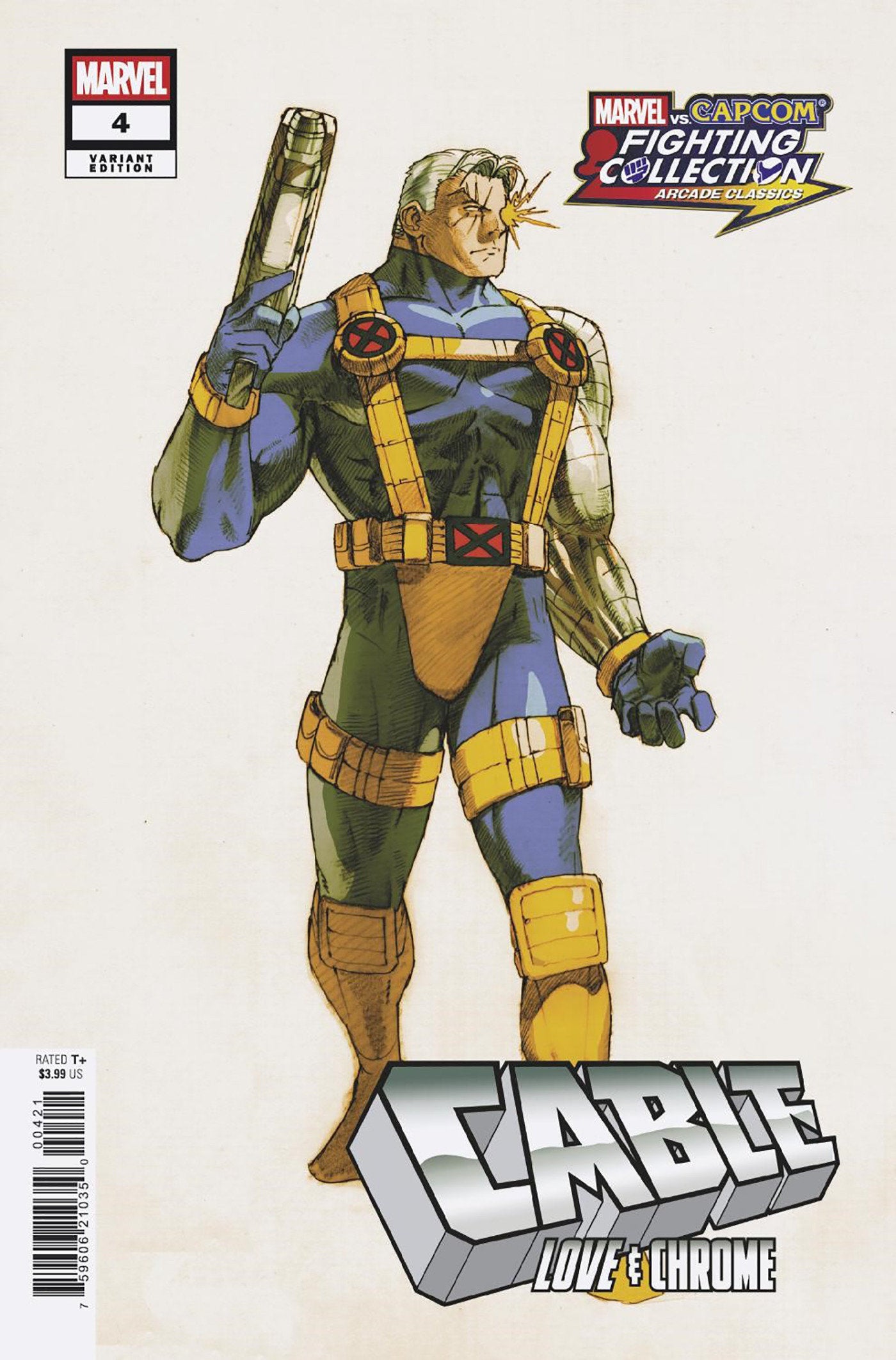 Cable Love And Chrome #4 (Of 5) Bengus Marvel vs Capcom Variant