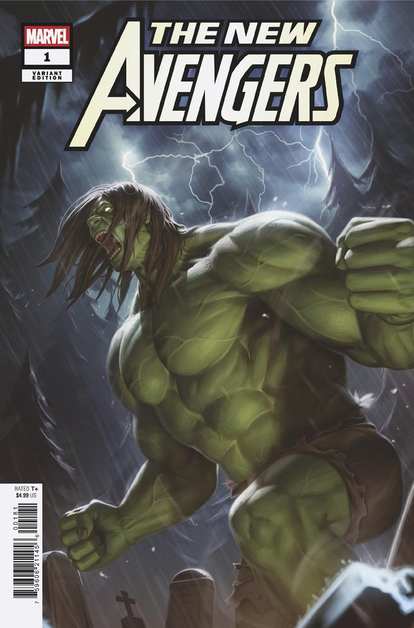 New Avengers #1 Woo-Chul Lee Hulk Variant D