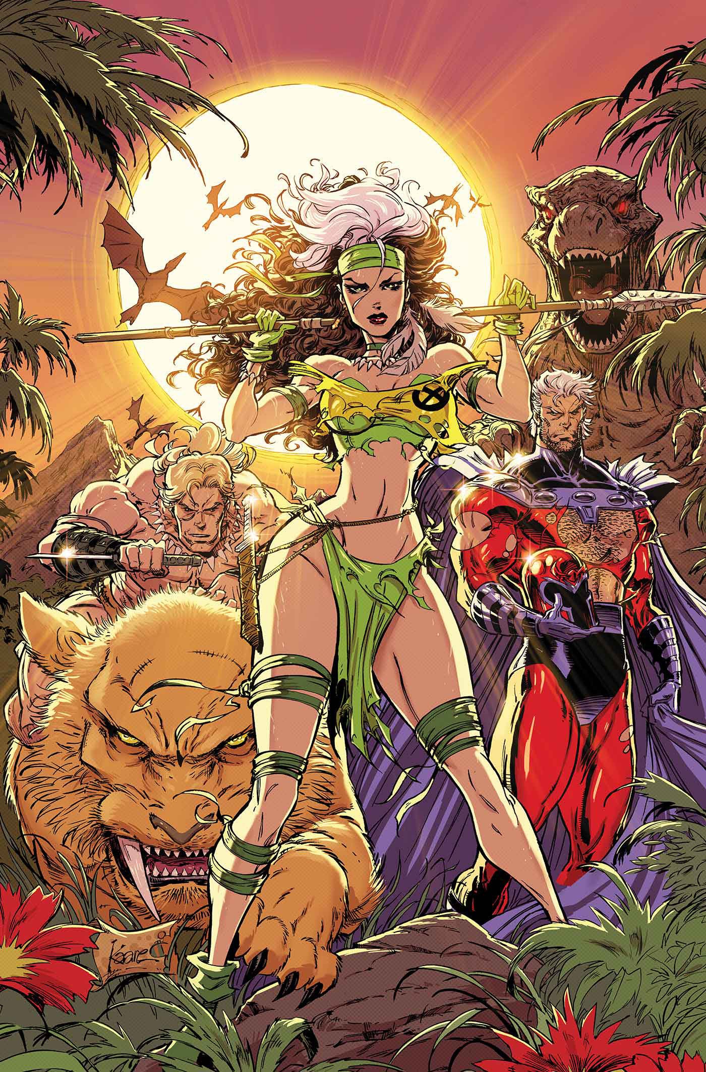 Rogue: The Savage Land #1 Kaare Andrews Ratio Virgin 2nd Print Variant