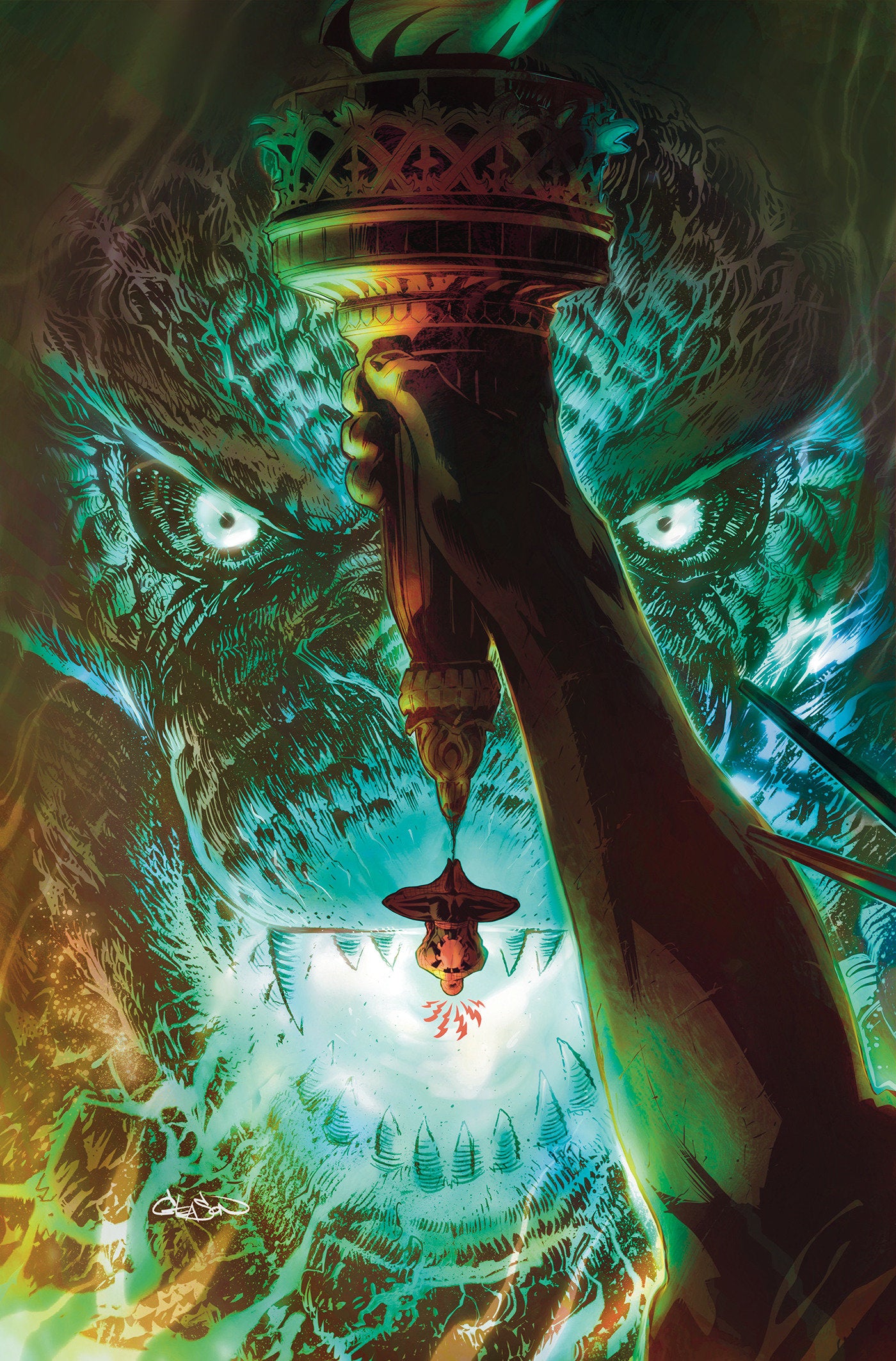 Godzilla vs. Spider-Man #1 Patrick Gleason Ratio Virgin 2nd Print Variant