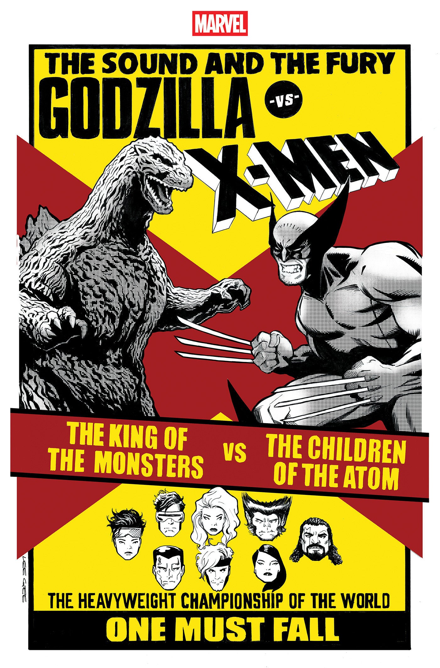 Godzilla vs. X-Men #1 Lee Garbett Versus Variant