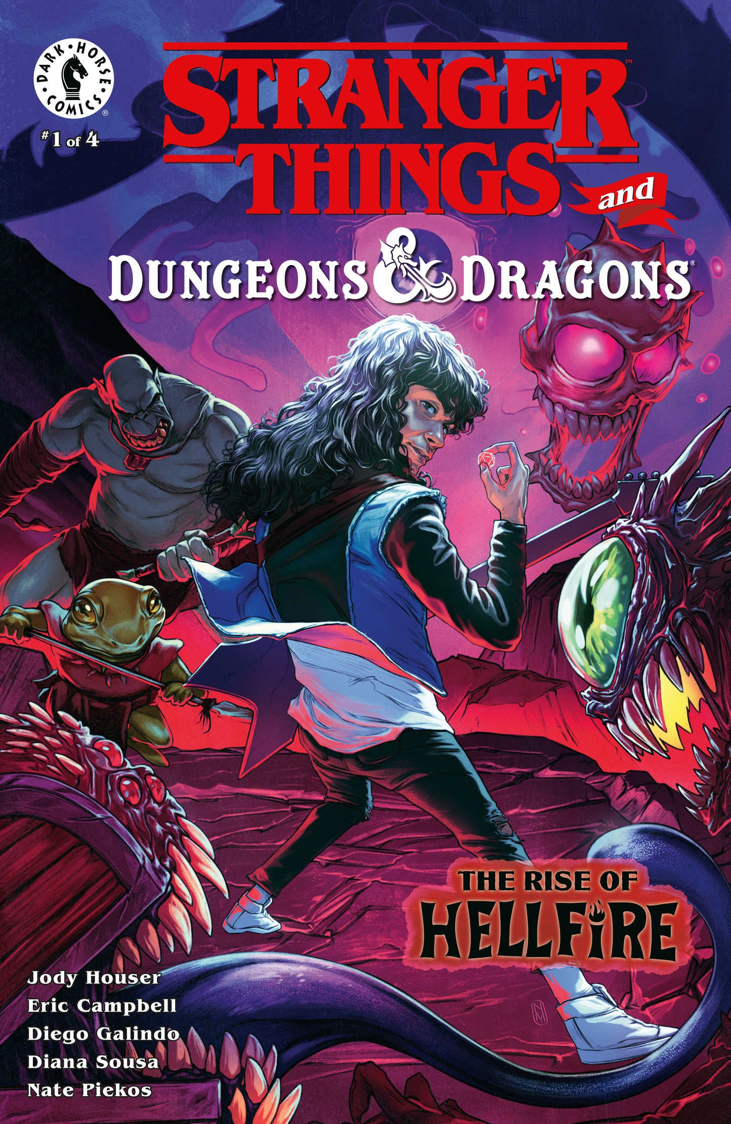 Stranger Things Dungeons & Dragons Rise Of Hellfire #1 Cover E Malavia