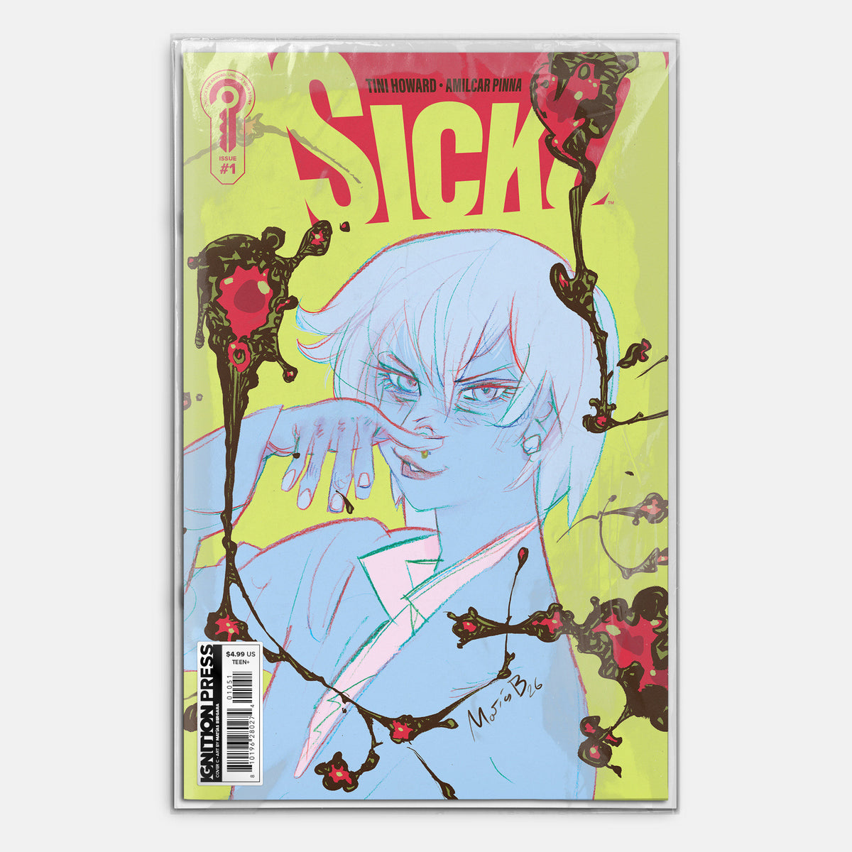 Sicko #1 Cover C Matías Bergara Signed 1:20
