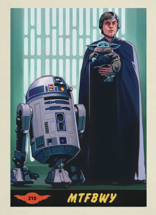 Star Wars Insider #210 Foc Luke-Grogu Trading Card Variant