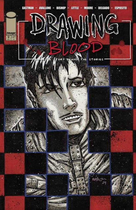 Drawing Blood #9 (Of 12) Cover C Kevin Eastman Checkered Variant