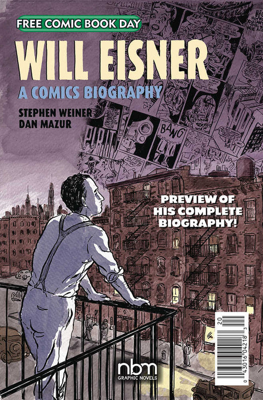 Free Comic Book Day 2025 Single Unit Will Eisner Comic Biography