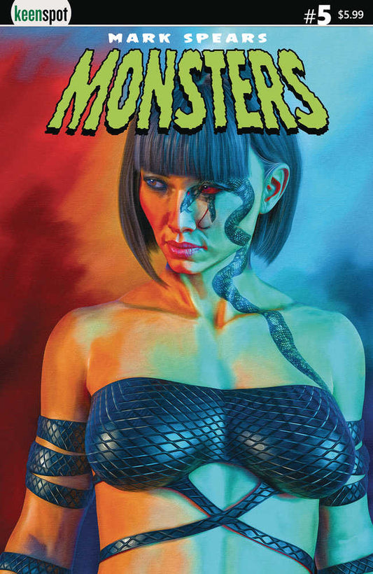Mark Spears Monsters #5 Cover E Girl With Snake Tattoo