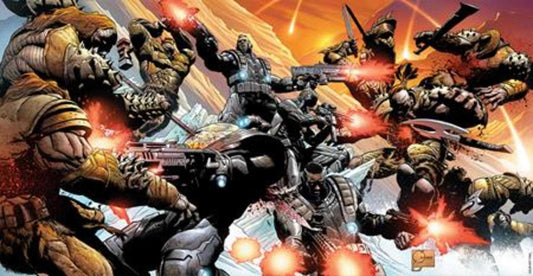 Planet Death #0 (Of 4) Cover B Inc 1:20 (500 Copies) Joe Quesada Gatefold Wraparound Triptych Variant (Free)