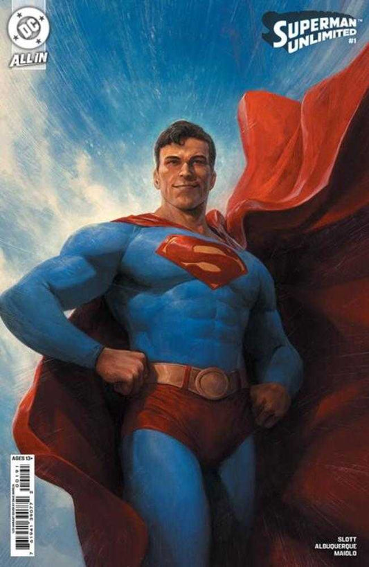 Superman Unlimited #1 Cover J 1 in 25 Dave Rapoza Card Stock Variant