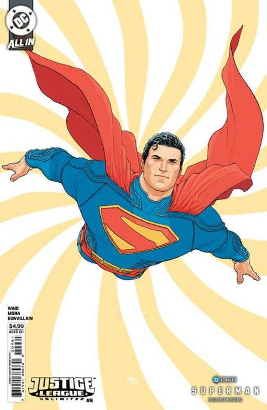 Justice League Unlimited #9 Cover F Frank Quitely Superman Movie Card Stock Variant (We Are Yesterday)