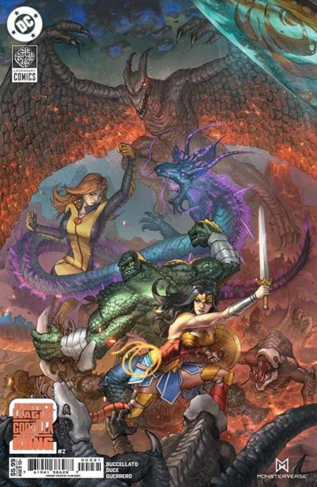 Justice League vs Godzilla vs Kong 2 #2 (Of 7) Cover C Alan Quah Card Stock Variant