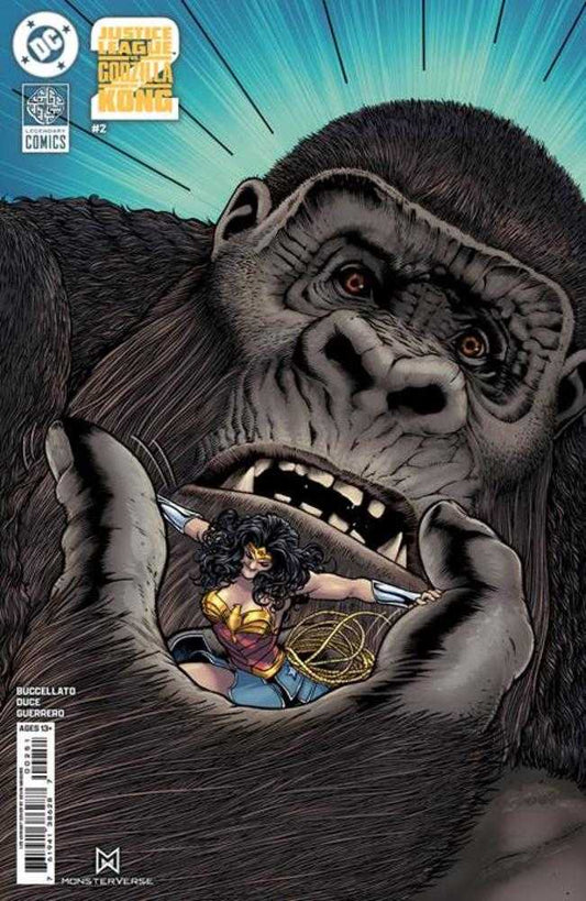 Justice League vs Godzilla vs Kong 2 #2 (Of 7) Cover E 1 in 25 Kevin Maguire Card Stock Variant
