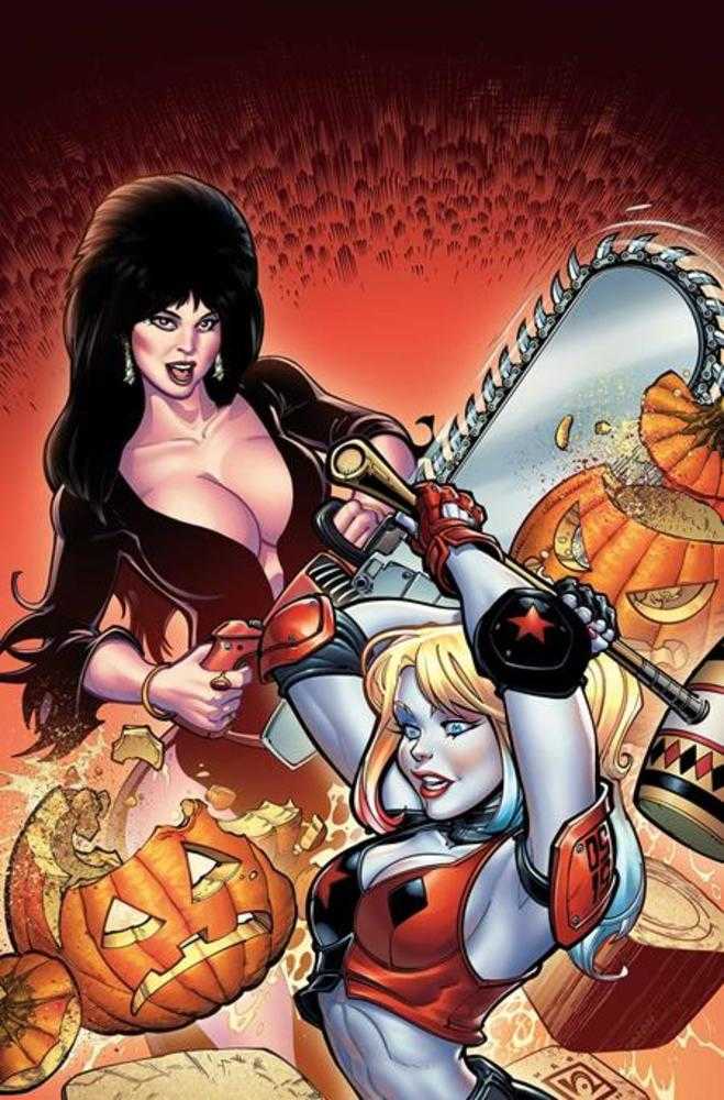 Harley Quinn X Elvira #1 Cover U Inc 1:40 Chad Hardin Full Art Variant