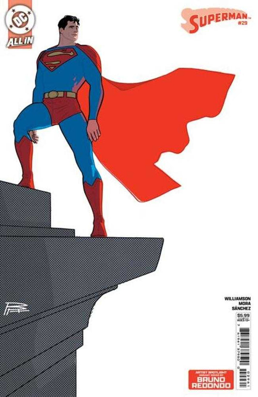 Superman #29 Cover E Bruno Redondo Artist Spotlight Card Stock Variant
