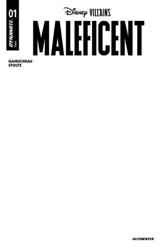 Disney Villains Maleficent #1 Cover E Blank Authentix Variant