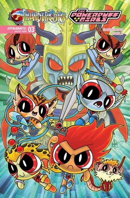 Thundercats Powerpuff Girls #3 Cover K Foc Bonus Ken Haeser Original Variant