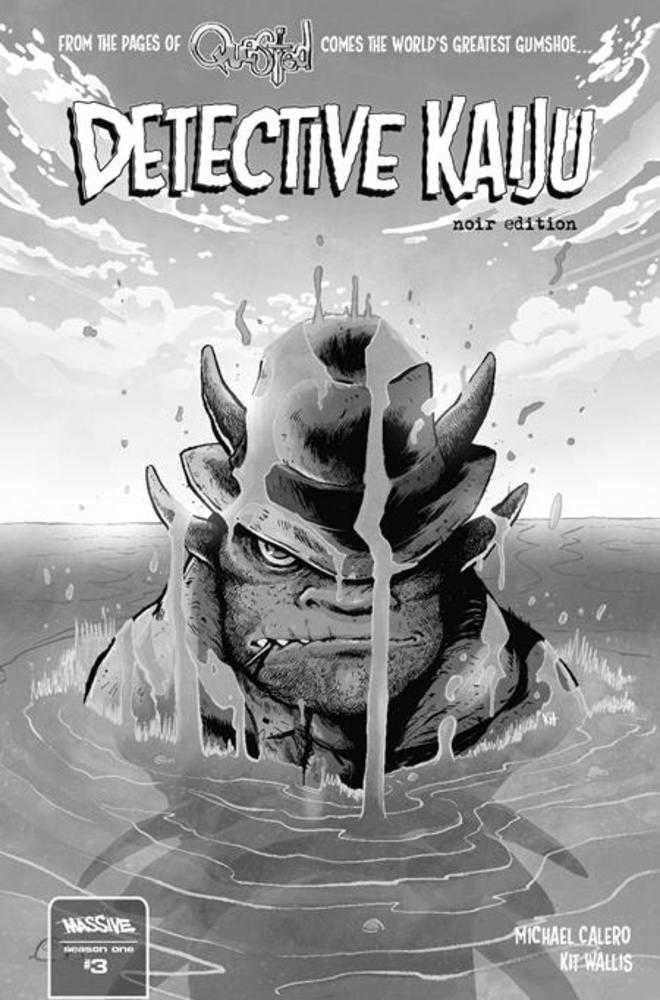 Detective Kaiju #3 (Of 4) Cover D Kit Wallis Noir Variant