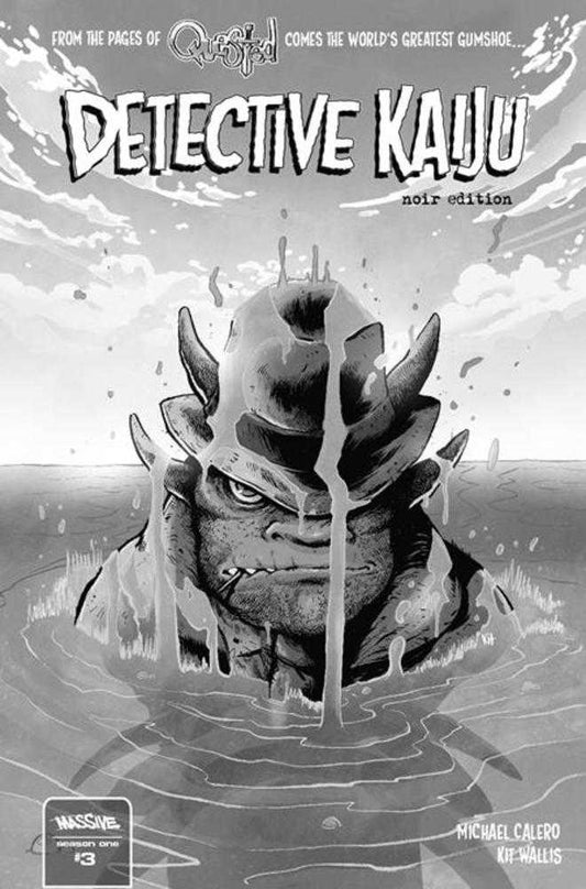 Detective Kaiju #3 (Of 4) Cover D Kit Wallis Noir Variant