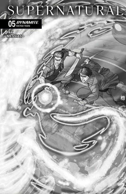 Supernatural #5 Cover F 1 in 10 Alfredo Cardona Line Art Variant