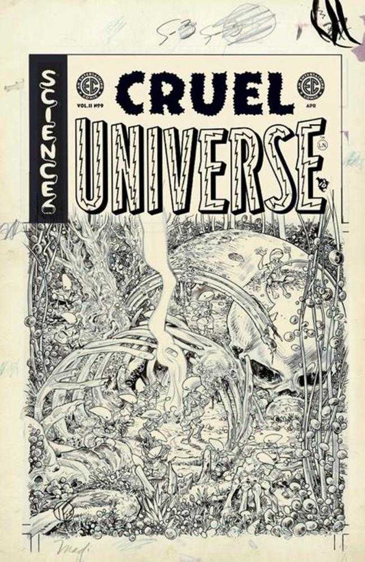 EC Cruel Universe 2 #9 (Of 12) Cover D Inc 1:20 Tom Fowler  Black & White Artist Edition Variant