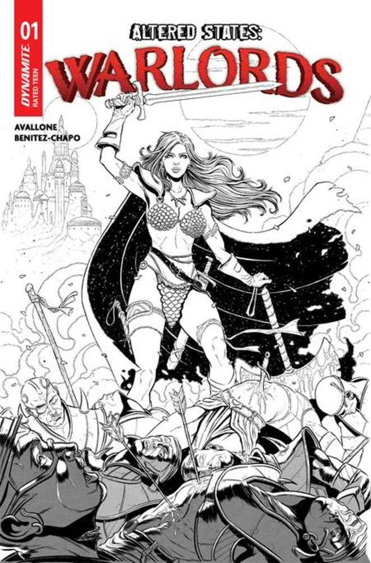Altered States Warlords #1 Cover K Inc 1:15 Mariano Benitez Chapo Line Art Variant