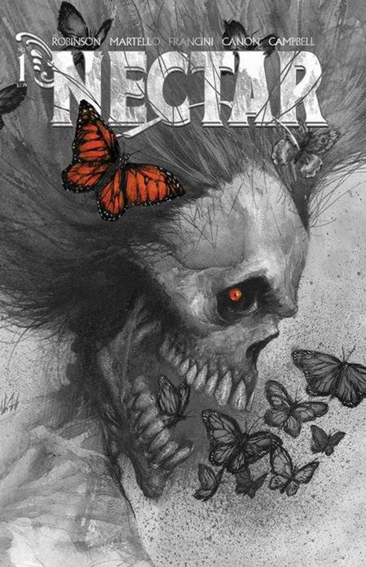 Nectar #1 3rd Print Cover D Inc 1:2 (20) Jonathan Wayshak Black & White Variant