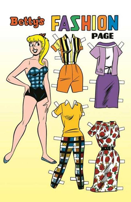 Archie Comics 85 Th Anniversary Presents Betty & Veronica Fashion Pages (One Shot) Cover B Dan Decarlo Betty Pin Up Variant