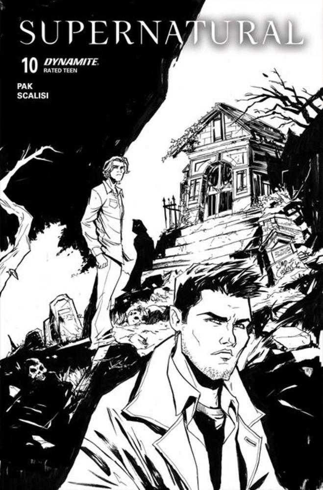 Supernatural #10 Cover G 1 in 10 David Cousens Line Art Variant