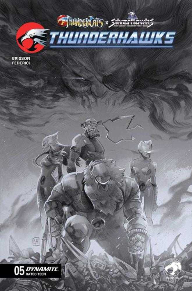 Thundercats X Silverhawks Thunderhawks #5 Cover G 1 in 10 Alessandro Ranaldi Line Art Variant