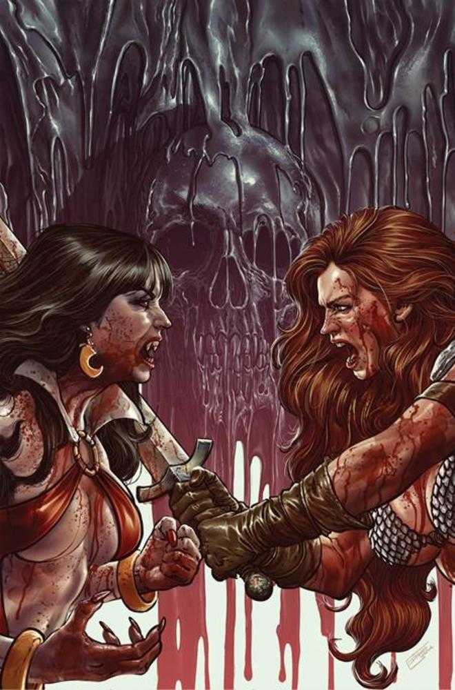 Vampirella vs Red Sonja Red City #1 Cover J Inc 1:15 Diego Yapur Full Art Variant