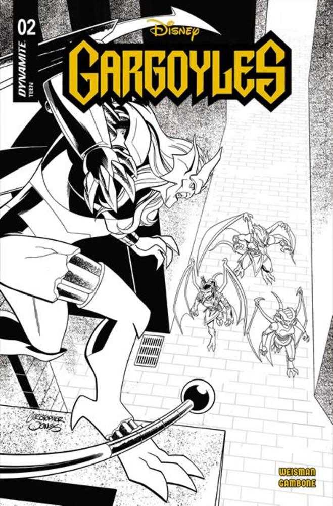 Gargoyles (2026) #2 Cover H Inc 1:15 Christopher Jones Line Art Variant
