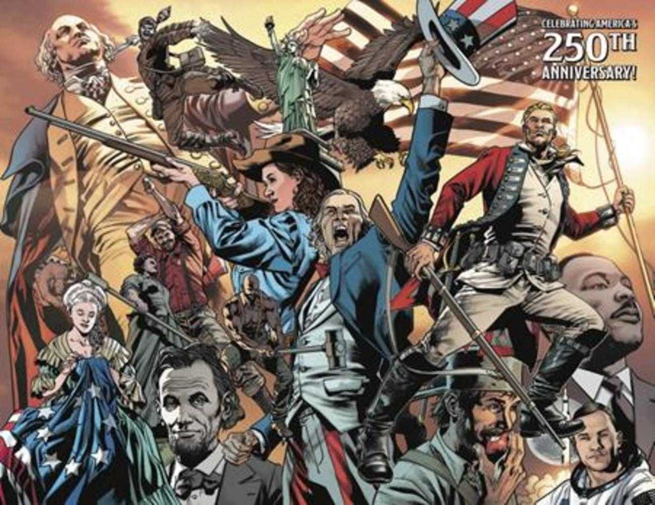 Redcoat #19 Cover C Bryan Hitch Usa 250 Th Anniversary Wraparound Variant