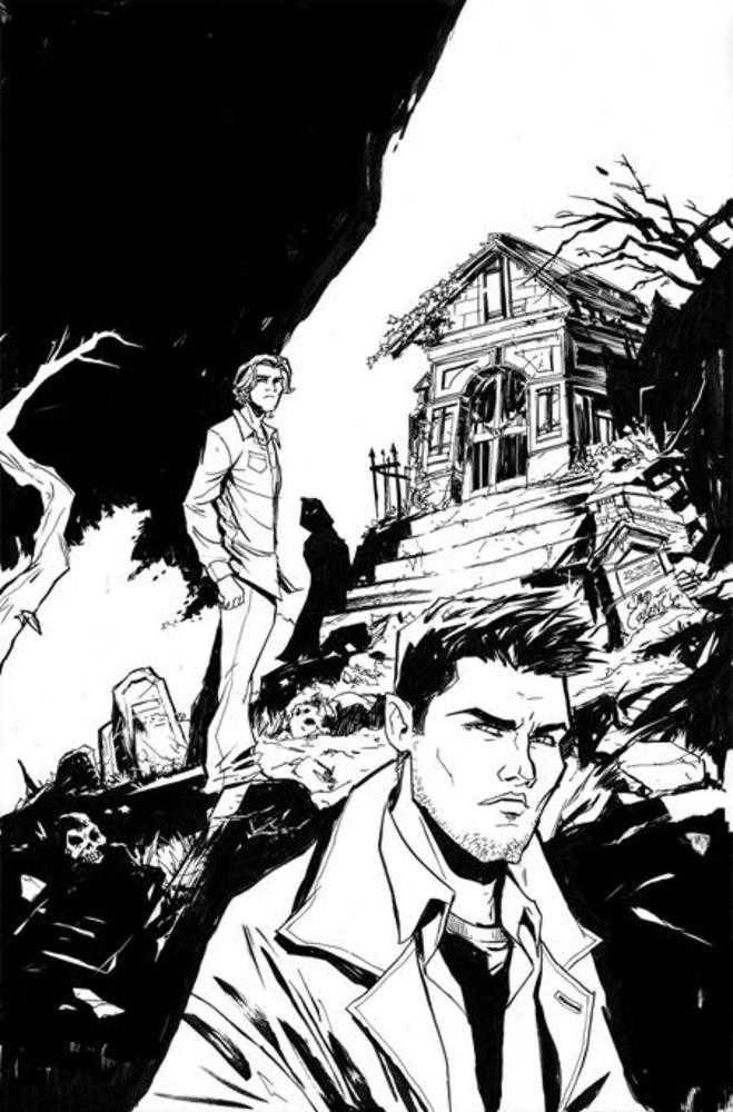 Supernatural #10 Cover L Inc 1:5 David Cousens Line Art Full Art Variant