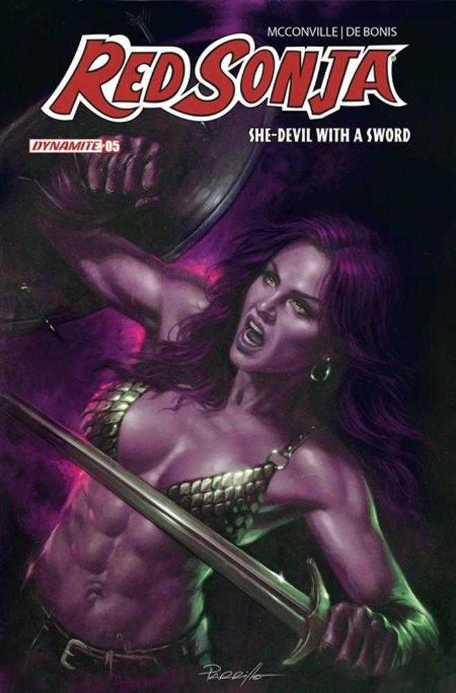 Red Sonja She Devil With A Sword #5 Cover K Lucio Parrillo Ultraviolet Variant