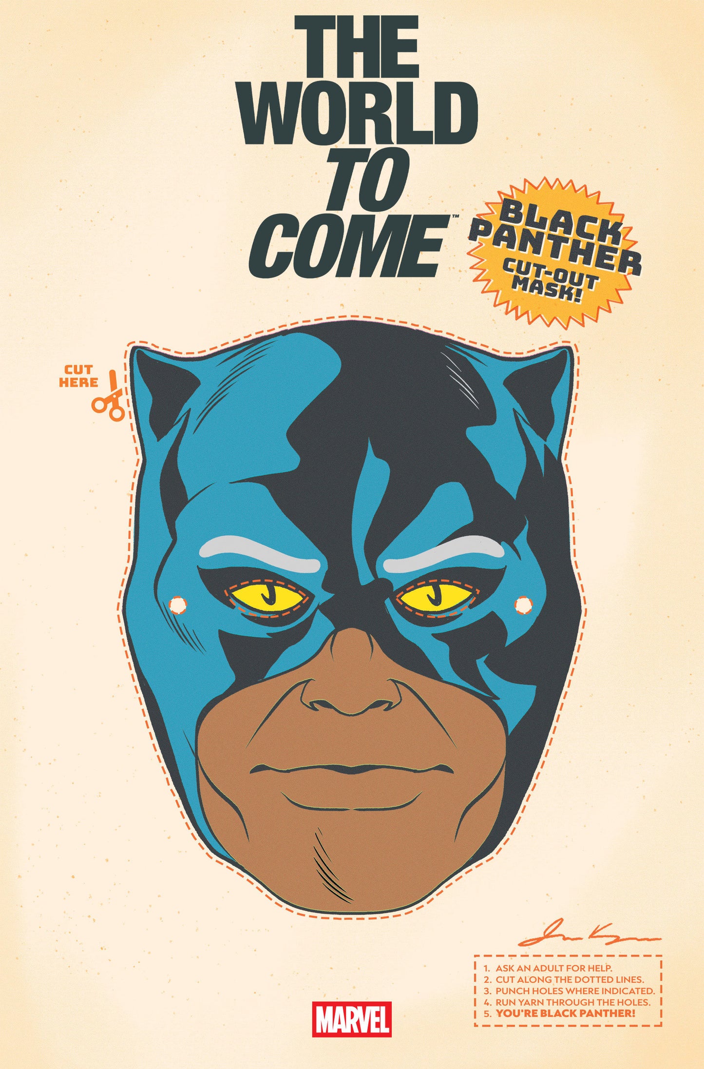 Marvel Knights: The World To Come #4 Retro Halloween Mask Variant