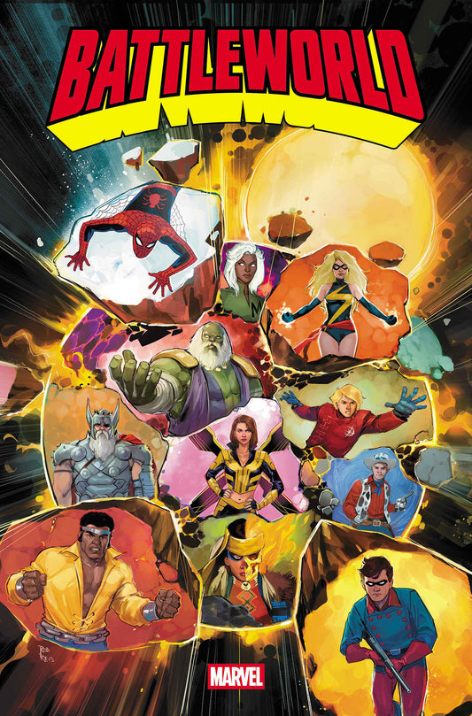 Battleworld #1 By Rod Reis Poster