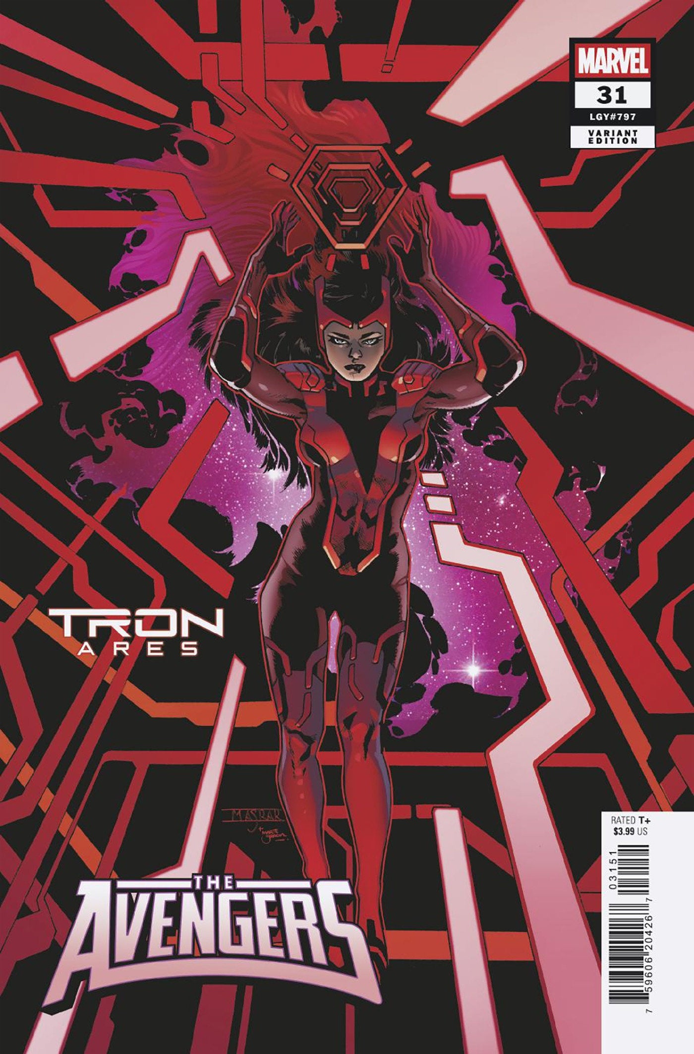 Avengers #31 Mahmud Asrar Tron: Ares Variant