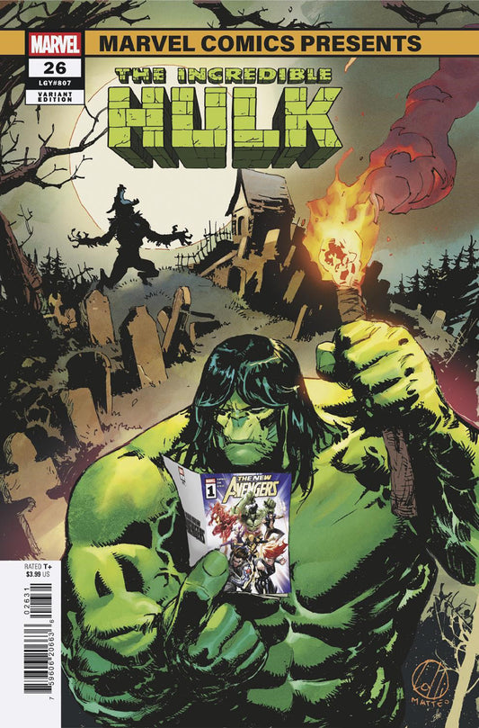 Incredible Hulk #26 Matteo Lolli Marvel Comics Presents Variant